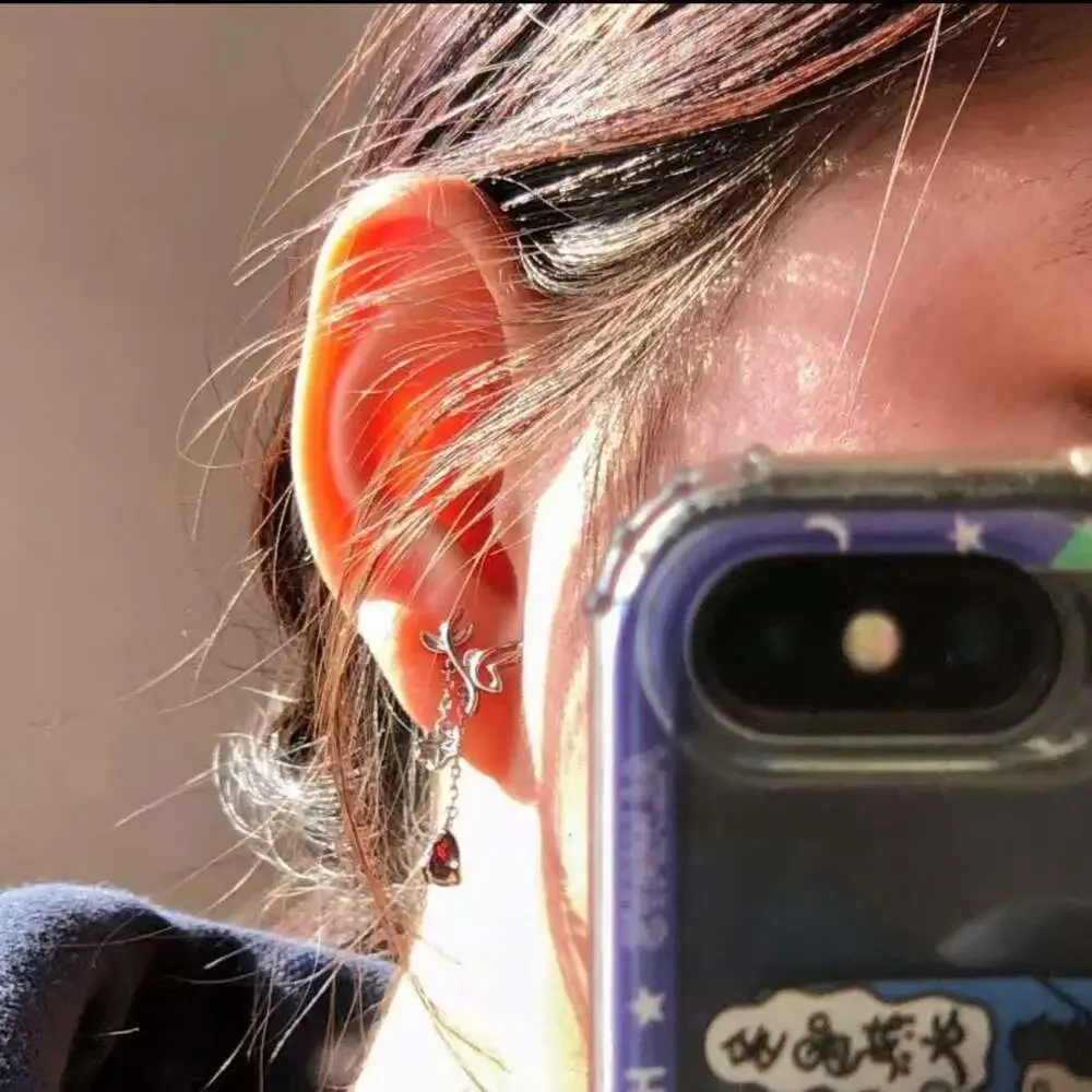 TGCF Earrings,Heaven Official'S Blessing Butterfly Earrings,Tgcf Huacheng Earrin